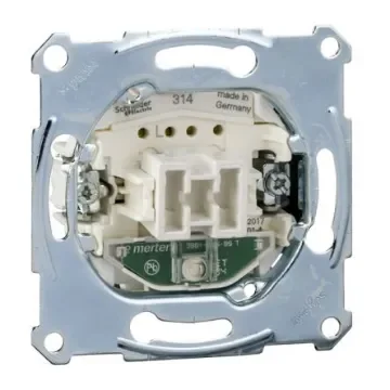 Schneider Electric 2 Way White Light Indicator 10A, Merten Series - MTN3136-0000 product image