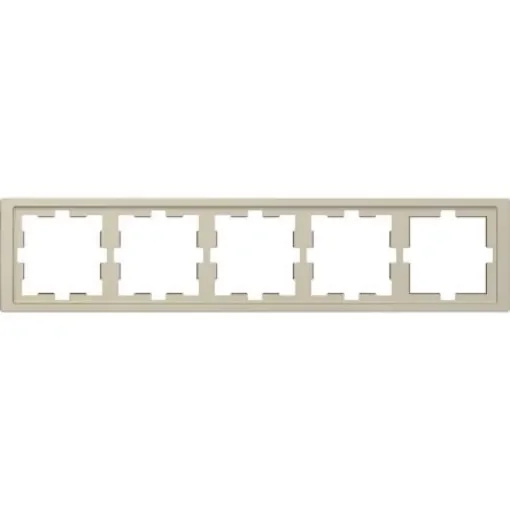 Schneider Electric Brown 5 Gang Frame - MTN4050-6533 product image