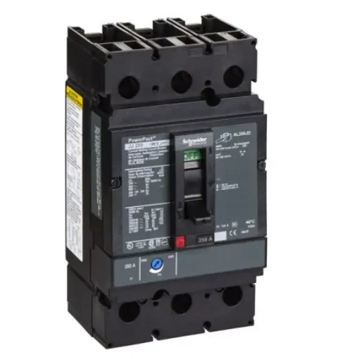Schneider Electric, PowerPact MCCB 3P 250A, Breaking Capacity 18 kA, DIN Rail Mount - NJJL36250 product image