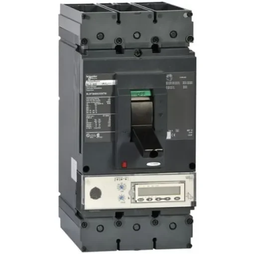 Schneider Electric, PowerPact MCCB 3P 400A, Breaking Capacity 25 kA, DIN Rail Mount - NLLF36400U53XTW product image