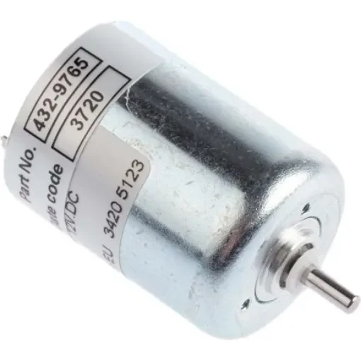 McLennan Servo Supplies 12 V 2.9 W Servo Motor, 3000 rpm, 1.5 Ncm Max Output Torque, 3mm Shaft Diameter - 9904 120 18105 product image