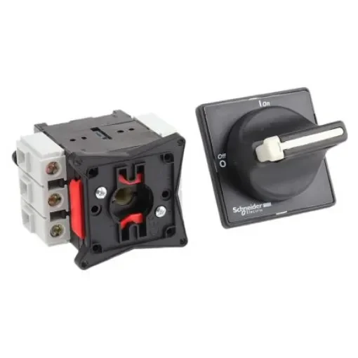 Schneider Electric 3P Pole Panel Mount Isolator Switch - 32A Maximum Current, 15kW Power Rating - VBD1 product image