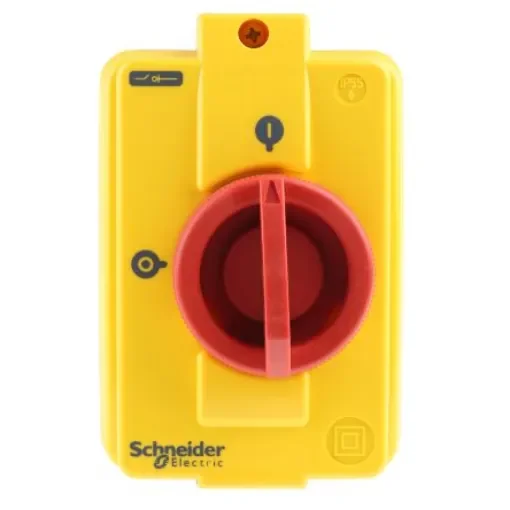 Schneider Electric 3P Pole Panel Mount Isolator Switch - 10A Maximum Current, 4kW Power Rating, IP55 - VCFN12GE product image