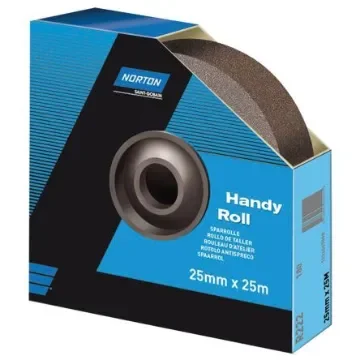 Norton P60 Grit Medium Sandpaper Roll, 25m x 38mm - 63642532836 product image