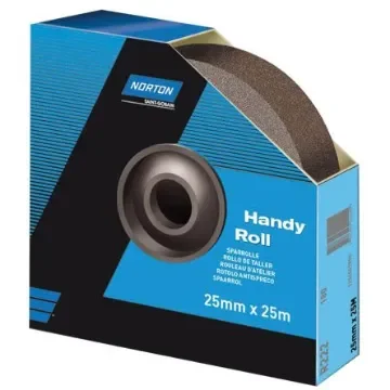 Norton P60 Grit Medium Sandpaper Roll, 25m x 50mm - 63642532837 product image