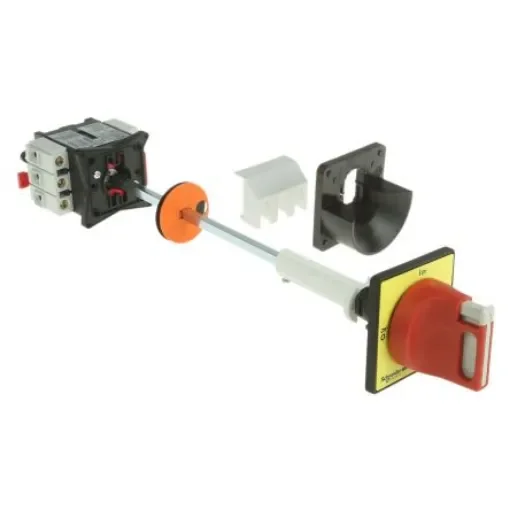 Schneider Electric 3P Pole Panel Mount Isolator Switch - 12A Maximum Current, 7.5kW Power Rating - VCCD02 product image