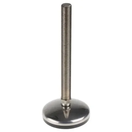 Nu-Tech Engineering M20 Stainless Steel Adjustable Foot, 1000kg Static Load Capacity 3.5° Tilt Angle - A105/034 product image