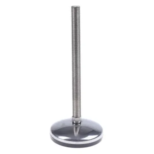 Nu-Tech Engineering M16 Stainless Steel Adjustable Foot, 1000kg Static Load Capacity 3.5° Tilt Angle - A105/025 product image