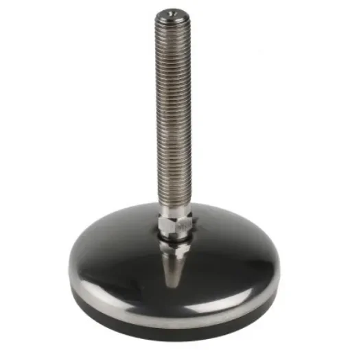 Nu-Tech Engineering M16 Stainless Steel Adjustable Foot, 1000kg Static Load Capacity 3.5° Tilt Angle - A105/022 product image