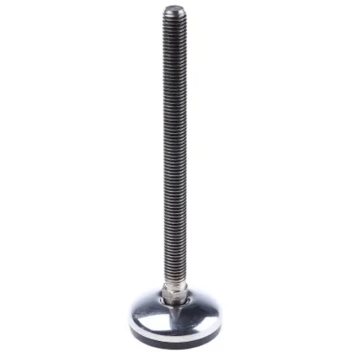 Nu-Tech Engineering M12 Stainless Steel Adjustable Foot, 350kg Static Load Capacity 3.5° Tilt Angle - A105/008 product image