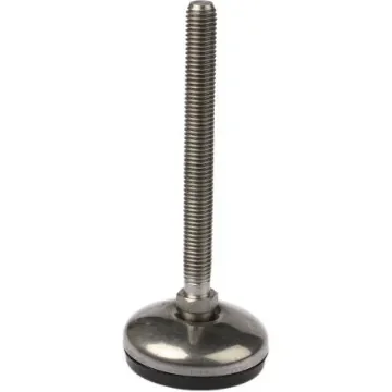 Nu-Tech Engineering M10 Stainless Steel Adjustable Foot, 350kg Static Load Capacity 3.5° Tilt Angle - A105/003 product image