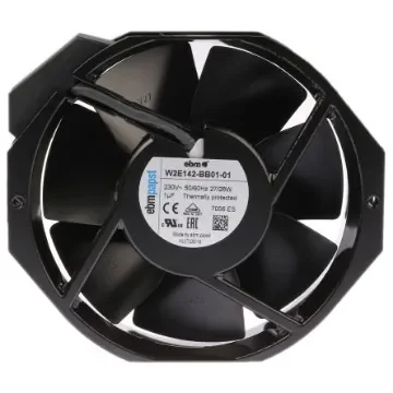 ebm-papst W2E142 Series Axial Fan, 230 V ac, AC Operation, 330m³/h, 25W, 120mA Max, 172 x 150 x 38mm - W2E142-BB01-01 product image