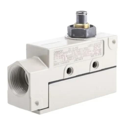 Omron Plunger Limit Switch, NO/NC, IP65, SPDT, 480V ac Max, 15A Max - ZE-Q-2G product image