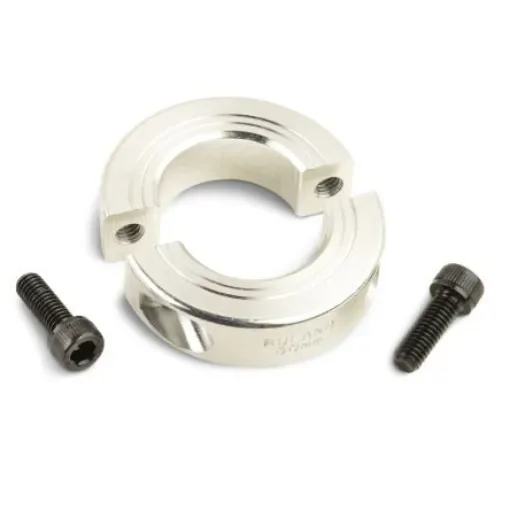 Ruland Shaft Collar, Two Piece, Clamp Screw, Bore 25mm, OD 45mm, W 15mm, Aluminium - MSP-25-A product image