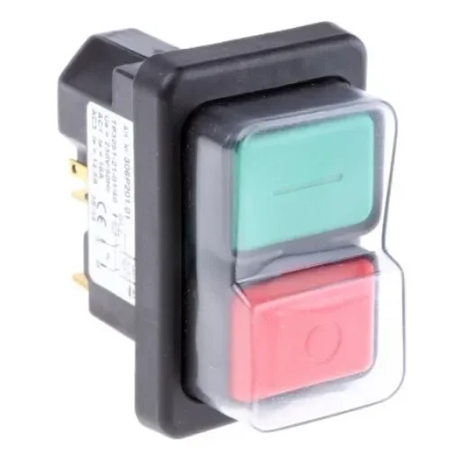 EICHOFF Push Button Switch, Latching, Panel Mount, DPDT, IP65 - 3251-21-01/67 product image