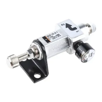 SMC M5 x 0.8, R 1/8 Pneumatic Regulator - 0.2MPa to 0.7MPa, 1/8 in, M5 x 0.8, 0.8MPa max. input - ARJ310F-01-04-S product image