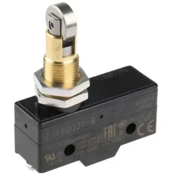 Omron Z Series Roller Limit Switch, NO/NC, IP00, SPDT, 500V ac Max, 15A Max - Z-15GQ21-B product image