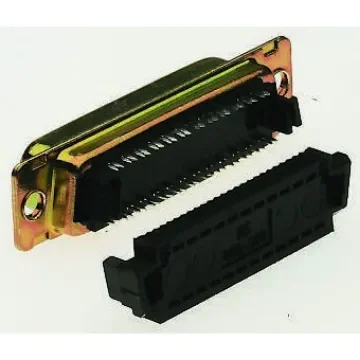 ITT Cannon Speedy D 37 Way Right Angle Cable Mount D-sub Connector Socket, 1.27mm Pitch - 115153-0071 product image