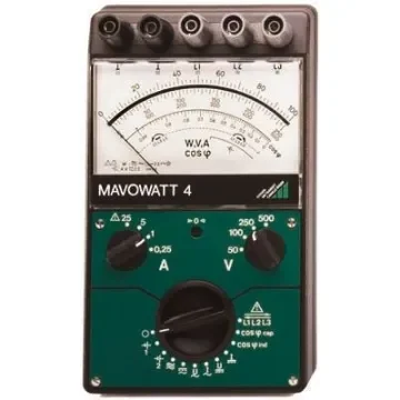 Gossen Metrawatt MAVOWATT 4 Power Meter, 25kW max, 25A ac max, 25A dc max, 500V dc max - GTM3033000R0001 product image