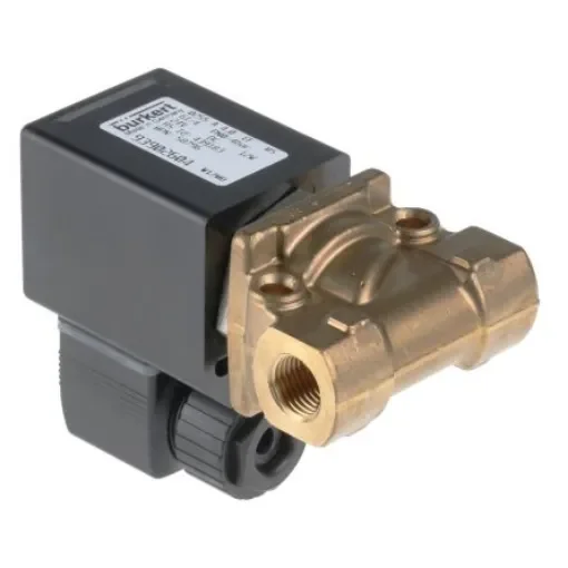 Burkert Solenoid Valve 058796, 2 port(s) , NC, 24 V dc, 1/4in product image
