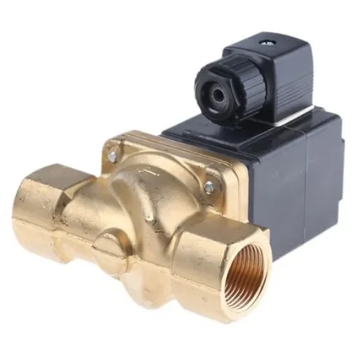 Burkert Solenoid Valve 078724, 2 port(s) , NC, 230 V ac, 3/4in product image