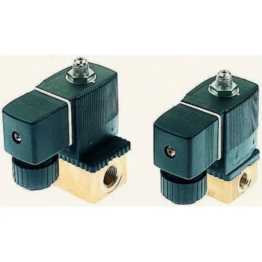 Burkert Solenoid Valve 138049, 3 port(s) , 220 V ac, 1/4in product image