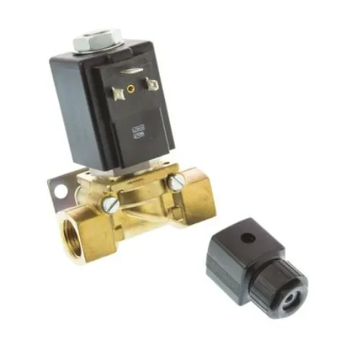 Burkert Solenoid Valve 076551, 2 port(s) , NC, 230 V ac, 1/2in product image