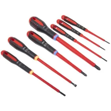 Bahco Pozidriv; Slotted Insulated Screwdriver Set, 7-Piece - BE-9888S product image