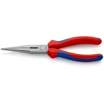 Knipex Long Nose Pliers, 200 mm Overall, Straight Tip, 73mm Jaw - 26 12 200 SB product image