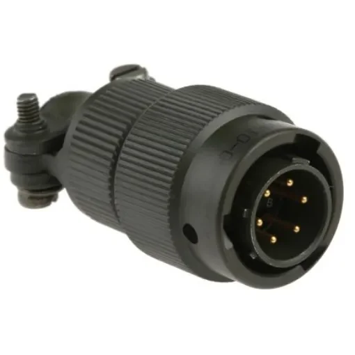 Amphenol Limited, 62GB 6 Way Cable Mount MIL Spec Circular Connector PlugOlive, Pin Contacts,Shell Size 10, Bayonet - 62GB-16F10-06PN product image