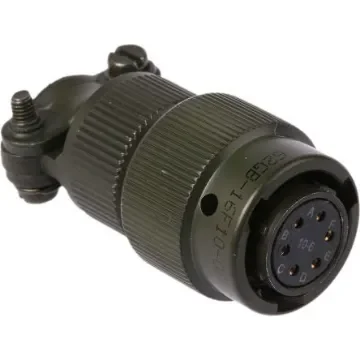 Amphenol Limited, 62GB 6 Way Cable Mount MIL Spec Circular Connector PlugOlive, Socket Contacts,Shell Size 10, Bayonet - 62GB-16F10-06SN product image