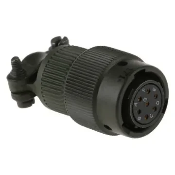 Amphenol Limited, 62GB 7 Way Cable Mount MIL Spec Circular Connector PlugOlive, Socket Contacts,Shell Size 10, Bayonet - 62GB-16F10-07SN product image