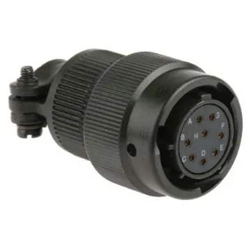 Amphenol Limited, 62GB 8 Way Cable Mount MIL Spec Circular Connector PlugOlive, Socket Contacts,Shell Size 12, Bayonet - 62GB-16F12-08SN product image