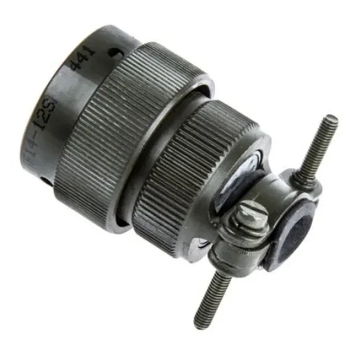 Amphenol Limited, 62GB 12 Way Cable Mount MIL Spec Circular Connector PlugOlive, Socket Contacts,Shell Size 14, Bayonet - 62GB-16F14-12SN product image