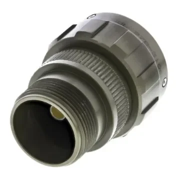 Amphenol Limited, 97B, Brass 3 Way Cable Mount MIL Spec Circular Connector Plug, Socket Contacts,Shell Size 22, Bayonet - 97B-3106A22-2S-HD product image