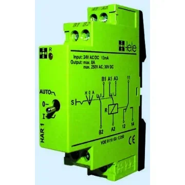 Tele OCTO Series DIN Rail Mount Timer Relay - HAR1 24VAC/DC product image