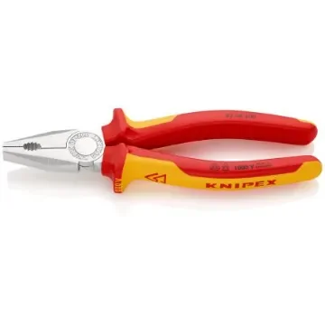 Knipex Combination Pliers, 200 mm Overall, Straight Tip, VDE/1000V - 03 06 200 product image