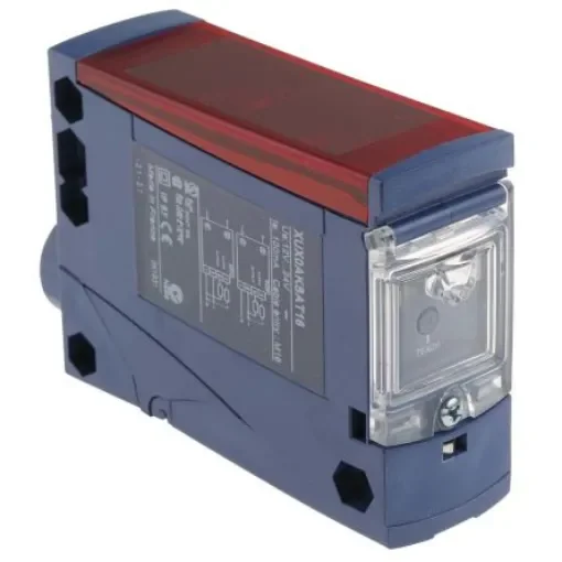 Telemecanique Sensors Multimode Photoelectric Sensor, Block Sensor, 1.3 m, 2 m, 11 m, 40 m Detection Range - XUX0AKSAT16 product image