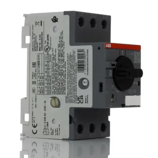 ABB 630 mA Motor Protection Circuit Breaker, 690 V - 1SAM250000R1004  MS116-0.63 product image
