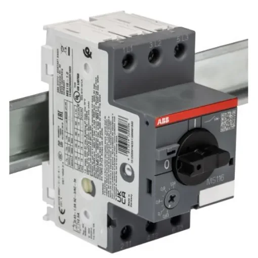 ABB 1 A Motor Protection Circuit Breaker, 690 V ac - 1SAM250000R1005  MS116-1.0 product image