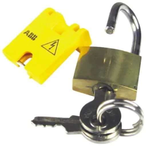Padlock with Key & Adapter for use with E 220 Series, E 270 Series, F 270 Series, F 370 Series, MultiSTOTZ Series, P - GJF1101903R0003  SA3 product image