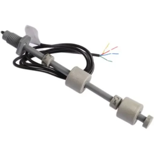 Sensata Cynergy3 RSF66 Series Vertical Polyphenylene Sulfide Float Switch, Float, 1m Cable, Direct Load, 240V ac Max, - RSF66A50A150 product image