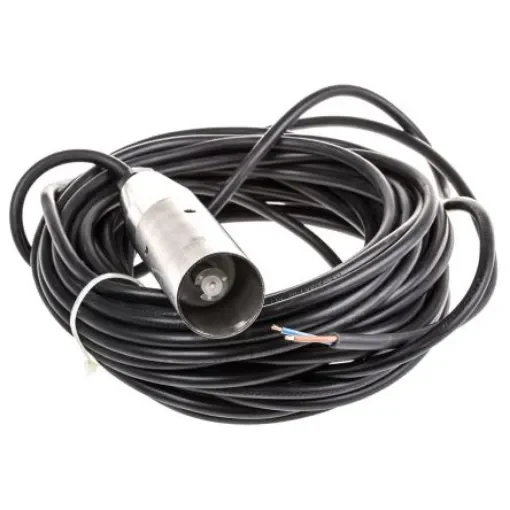 Sensata Cynergy3 SLP Series Vertical Stainless Steel Float Switch, Float, 15m Cable, Direct Load, 250V ac Max, 250V dc - SLP4AP15 product image