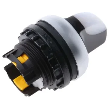 Eaton RMQ Titan Series 3 Position Selector Switch Head, 22mm Cutout, White Handle - 78635882 M22-WLK3-W+M22-A product image