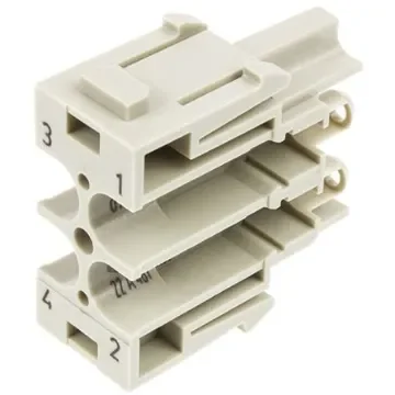 HARTING Heavy Duty Power Connector Module, Female, Han-Modular Series, 4 Contacts - 09140044711 product image