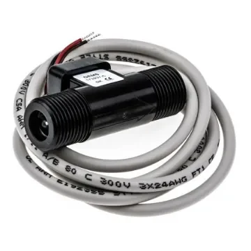 Gems Sensors FT-110 Series Turbine Flow Sensor for Liquid, 1 L/min Min, 10 L/min Max - 173937-C product image