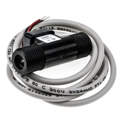 Gems Sensors FT-110 Series Turbine Flow Sensor for Liquid, 1 L/min Min, 10 L/min Max - 173937-C product image