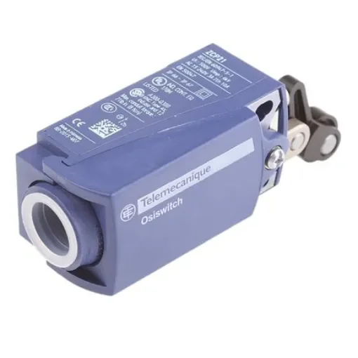 Telemecanique Sensors OsiSense XC Series Plunger Limit Switch, NO/NC, IP66, IP67, DP, Plastic Housing, 240V ac Max, 10A - XCKP2127P16 product image
