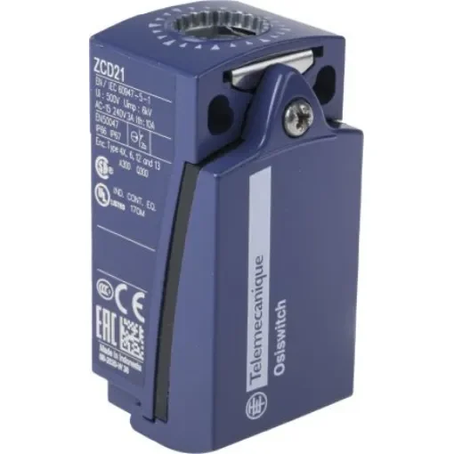 Telemecanique Sensors OsiSense XC Series Limit Switch, NO/NC, DP, Metal Housing, 240V ac Max, 1.5A Max - ZCD21 product image