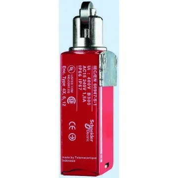 Telemecanique Sensors XCSM Series Plunger Limit Switch, 2NC/1NO, IP66, IP67, IP68, Metal Housing - XCSM3910L2 product image
